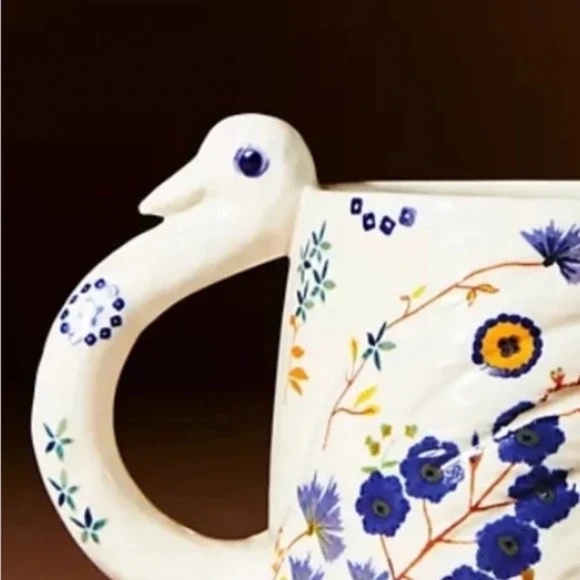 NWT Anthropologie Marisol    Mug Swan - Picture 2 of 3